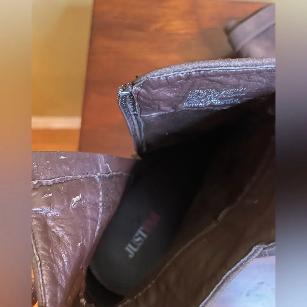 Just Fab Brown Boots - Size 10 - Picture 13 of 13